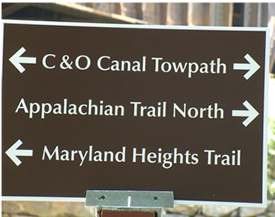 Canal & AT Sign post