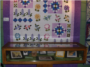 Quilt Display by the Lorain County Piecemakers